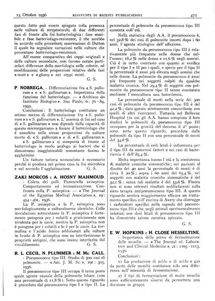 Pathologica rivista quindicinale