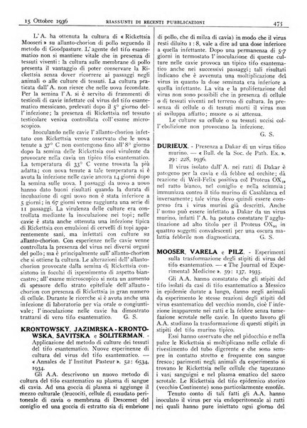 Pathologica rivista quindicinale