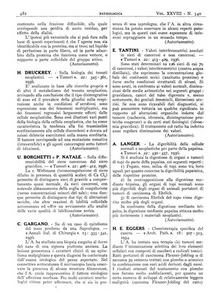 Pathologica rivista quindicinale