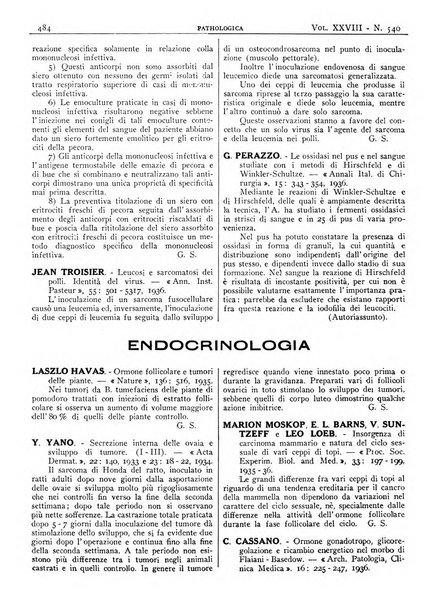 Pathologica rivista quindicinale