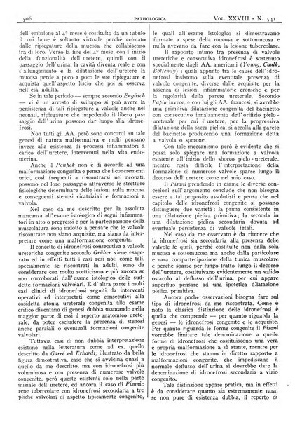 Pathologica rivista quindicinale