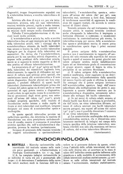 Pathologica rivista quindicinale