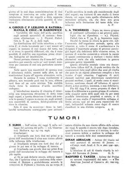 Pathologica rivista quindicinale