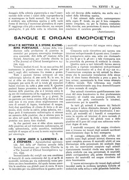 Pathologica rivista quindicinale