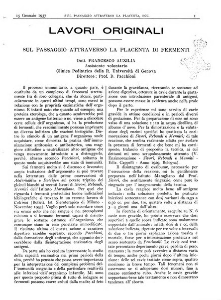 Pathologica rivista quindicinale