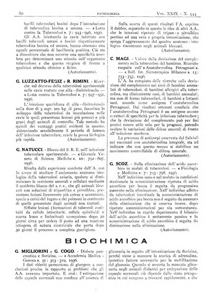 Pathologica rivista quindicinale