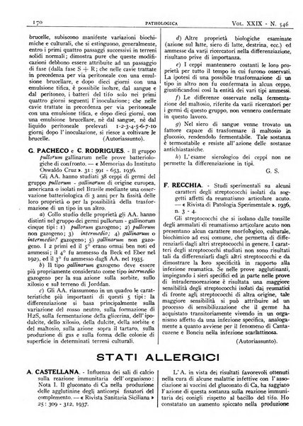 Pathologica rivista quindicinale