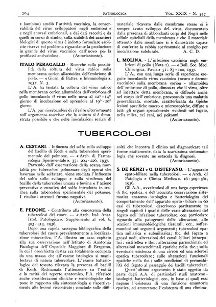 Pathologica rivista quindicinale