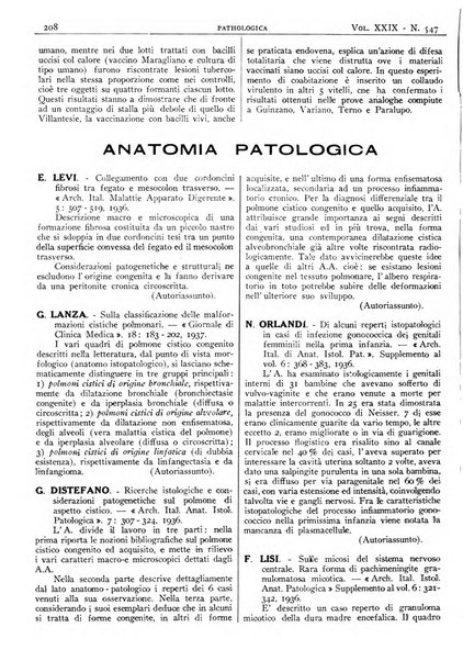 Pathologica rivista quindicinale