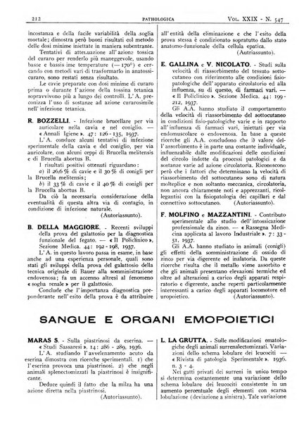 Pathologica rivista quindicinale