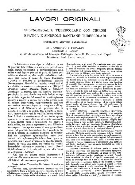 Pathologica rivista quindicinale