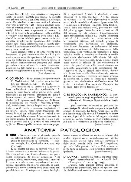 Pathologica rivista quindicinale