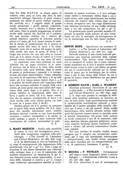 Pathologica rivista quindicinale