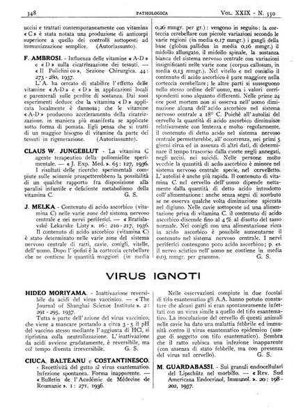 Pathologica rivista quindicinale