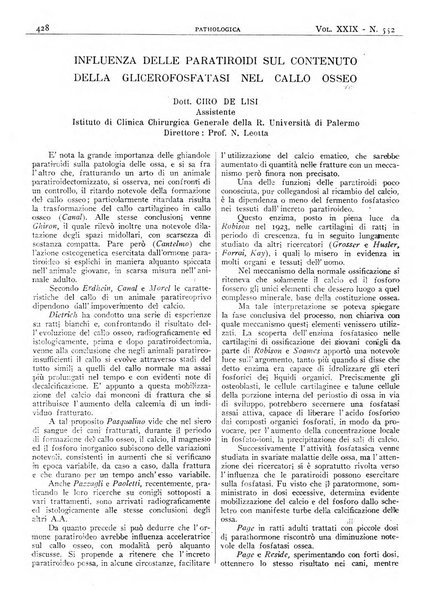 Pathologica rivista quindicinale