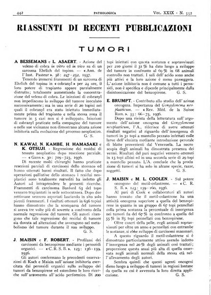 Pathologica rivista quindicinale