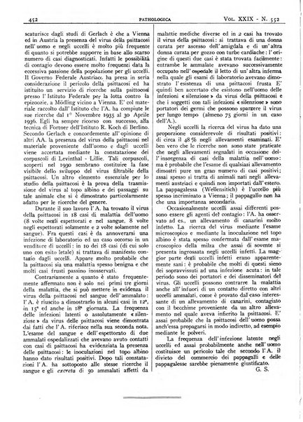 Pathologica rivista quindicinale