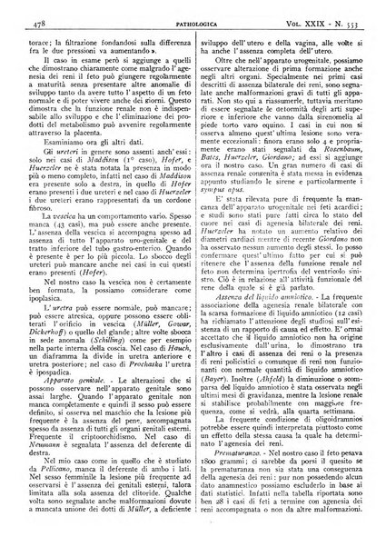 Pathologica rivista quindicinale