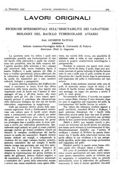 Pathologica rivista quindicinale