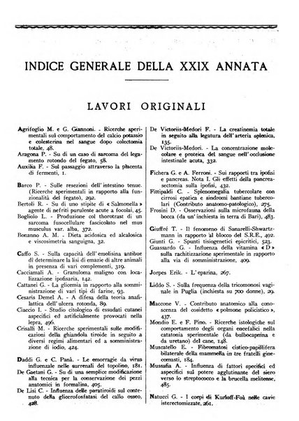 Pathologica rivista quindicinale