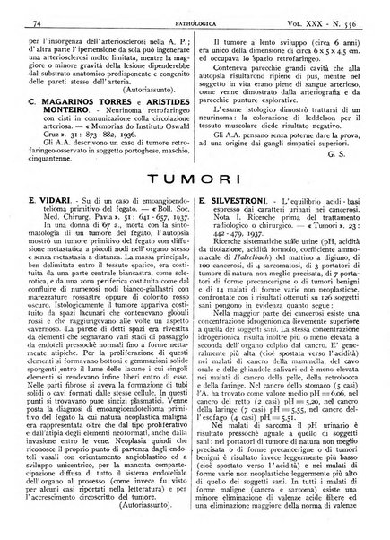 Pathologica rivista quindicinale