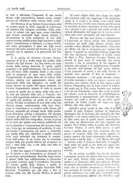 Pathologica rivista quindicinale