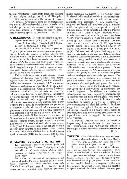 Pathologica rivista quindicinale