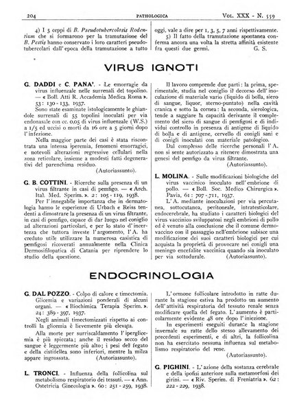 Pathologica rivista quindicinale