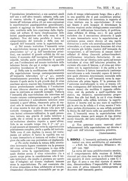 Pathologica rivista quindicinale