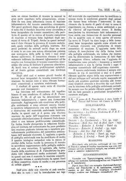 Pathologica rivista quindicinale