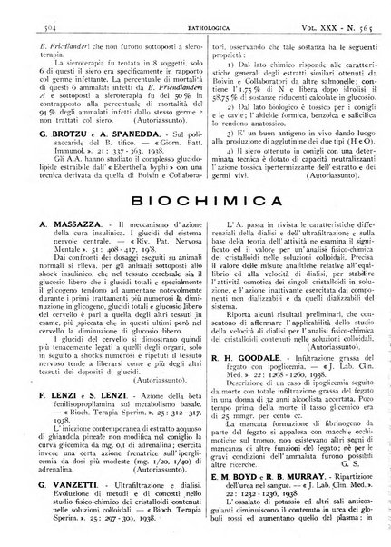 Pathologica rivista quindicinale