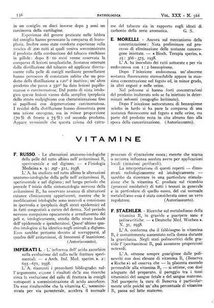 Pathologica rivista quindicinale