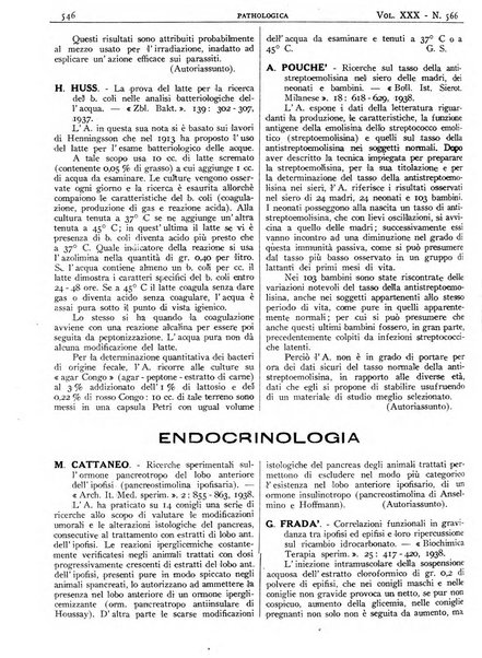 Pathologica rivista quindicinale