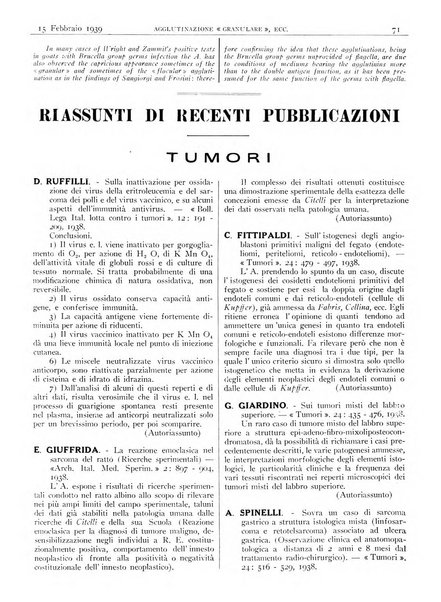 Pathologica rivista quindicinale