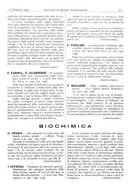 Pathologica rivista quindicinale