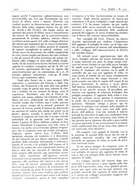 Pathologica rivista quindicinale