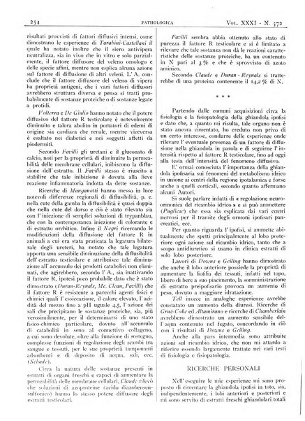 Pathologica rivista quindicinale