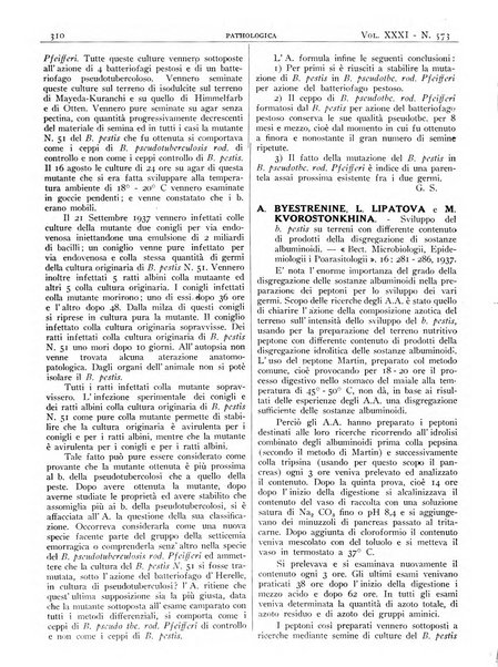 Pathologica rivista quindicinale