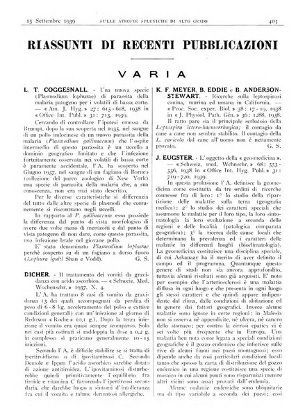 Pathologica rivista quindicinale