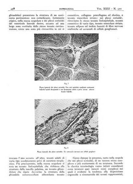 Pathologica rivista quindicinale