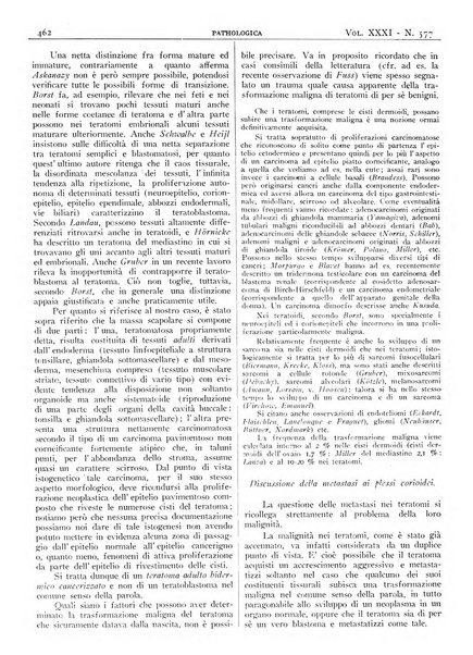 Pathologica rivista quindicinale