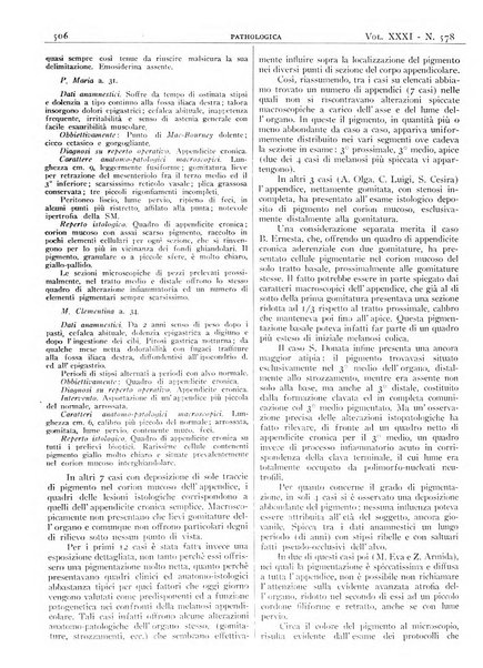 Pathologica rivista quindicinale