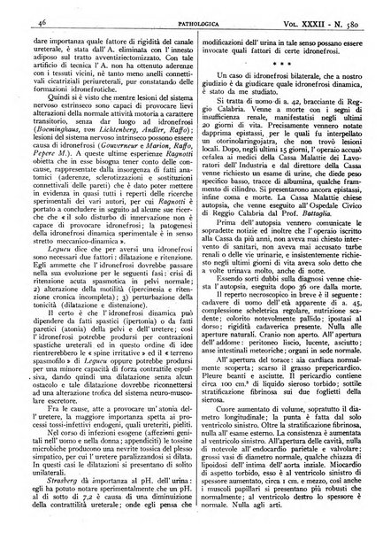 Pathologica rivista quindicinale