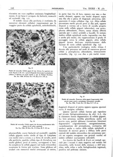 Pathologica rivista quindicinale