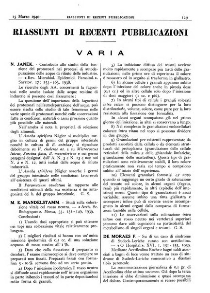 Pathologica rivista quindicinale