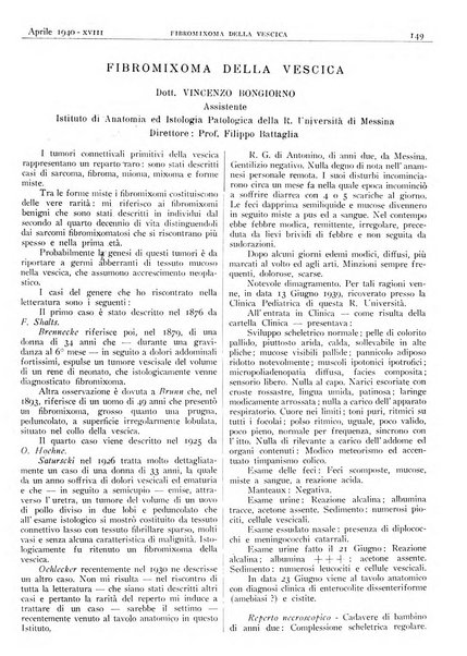 Pathologica rivista quindicinale