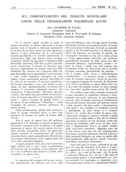 Pathologica rivista quindicinale