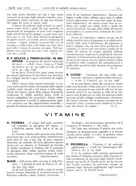 Pathologica rivista quindicinale