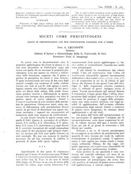 Pathologica rivista quindicinale