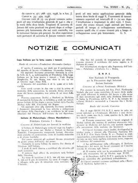 Pathologica rivista quindicinale